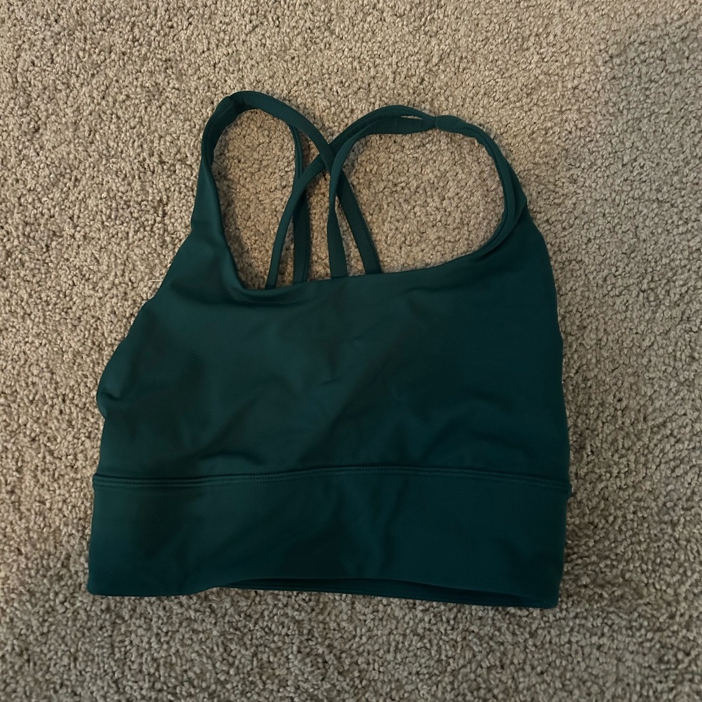 lululemon athletica Deep Green Sports Bra